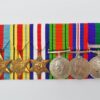 WW2 and General Service Medal (Clasp - Palestine 1945-48) Group of Six - Capt. J. Lloyd, Loyal Regiment