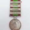 Afghanistan 1878-80 Medal (Clasps - Peiwar Kotal, Charasia, Kabul, Kandahar) - Pte. J. Connick, 72nd Highlanders