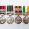 1854 IGS (Clasps - Hazara 1891, Samana 1891), 1895 IGS (Clasp - Relief of Chitral 1895), QSA (6 Clasps) & KSA (2 Clasps) Medal Group of Four - Pte / Bugler W. Gainer, King's Royal Rifle Corps