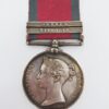 Military General Service Medal 1793-1814 (Clasps - Vittoria, Orthes) - George Harwood, 15th Hussars
