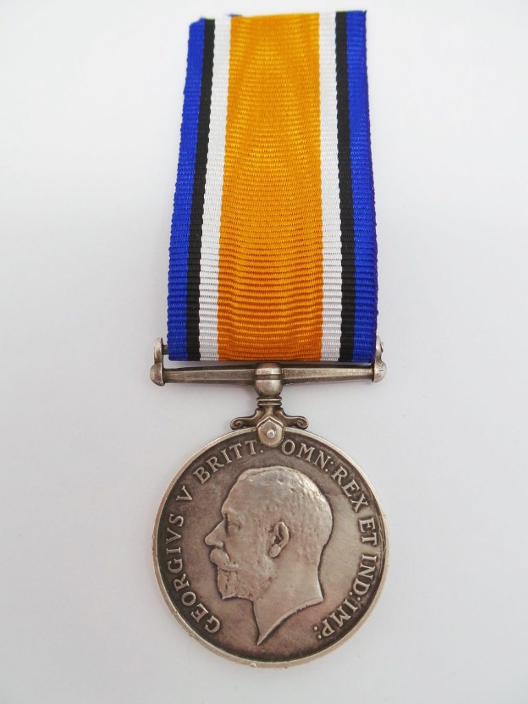 WW1 British War Medal - Dvr. F. Wilson, Army Service Corps