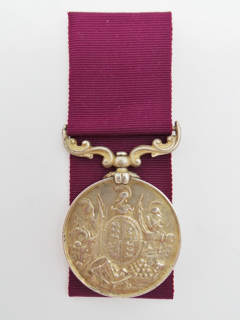 Victorian Army Long Service & Good Conduct Medal - Pte. H. Steel, 1/14th Foot