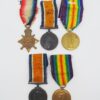 Eccleston Family WW1 Medal Group - 1914-15 Star Trio to Pte. R. Eccleston, Manchester Regiment & BWM, VM Pair to Pte. W.E.P. Eccleston, A.S.C.