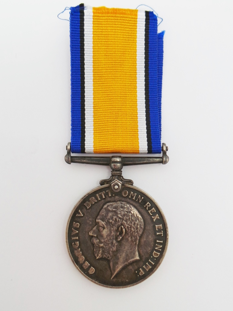 WW1 British War Medal - Pte. F. Adams, King's Royal Rifle Corps
