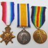 WW1 1914-15 Star Medal Trio - 2nd Lieut. G.P. Hall, South Lancashire Regiment