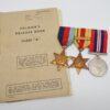 WW2 8th Army Battle of Gazala Prisoner of War Medal Group - Pte. S.V. Lamb, Green Howards