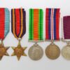 WW2 and Indian Army Long Service & Good Conduct Medal Group of Five - Naik (Cpl.) Hussain Khan, 1/10th Baluch Regiment