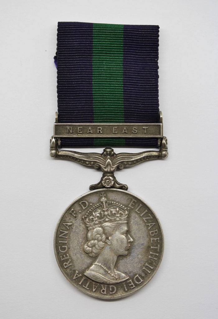 General Service Medal (Clasp - Near East) - Pte. A. Parker, West Yorkshire Regiment