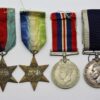 WW2 Naval Long Service & Good Conduct Medal Group of Four - F. Rickett, Ch. Sto. H.M.S. Victory, Royal Navy