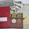 Queen's Korea Medal and UN Korea Medal Pair with Service Book, Pay Book and Photos - Spr. J.A. Wilson, Royal Engineers