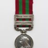 1895 India General Service Medal (Clasps - Punjab Frontier 1897-98, Tirah 1897-98) - Lieut. E.N. Davis, 3rd Infantry, Hyderabad Contingent