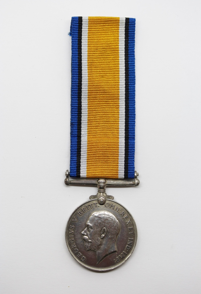WW1 British War Medal - Pte. J. Bromfield, Devonshire Regiment