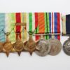 WW2 and Naval Long Service & Good Conduct Medal Group of Seven - A.P.O. E.F. Burtenshaw, H.M.S. Cape Town, Royal Navy