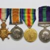 WW1 1914-15 Star Trio and General Service Medal (Clasp - Iraq) - Pte. H.T. Pittman Gloucestershire Regiment & Rifle Brigade