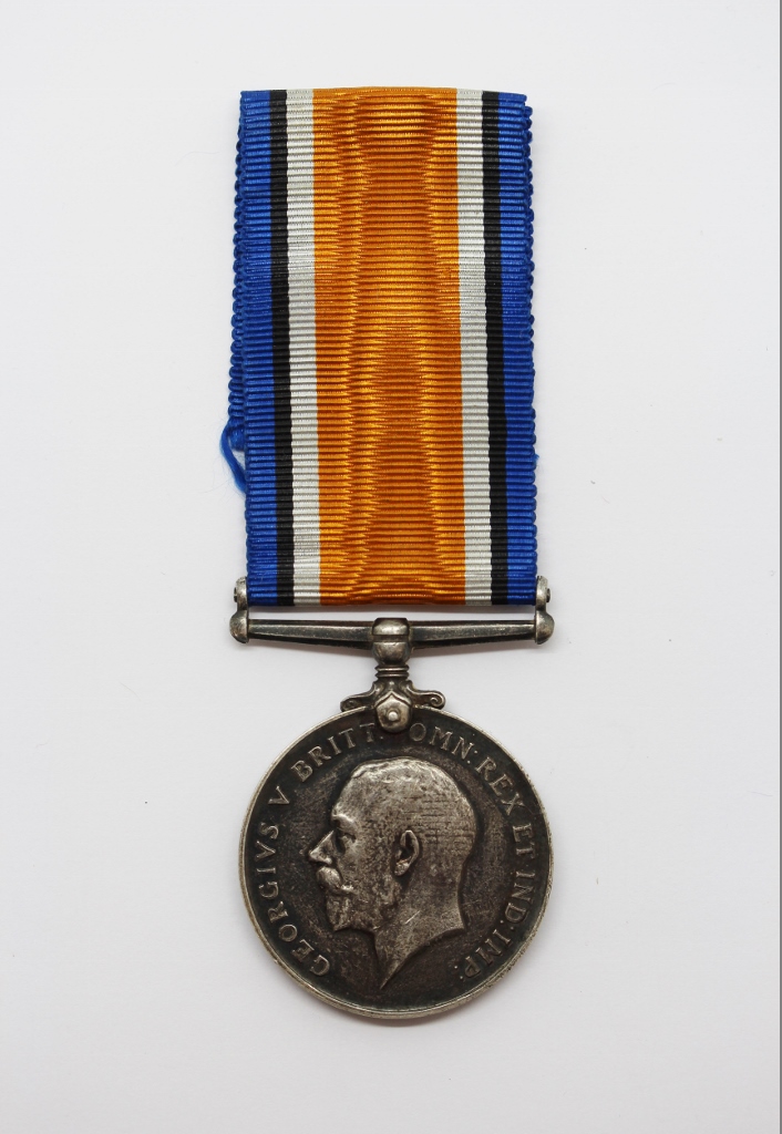 WW1 British War Medal - Pte. J. Greenwood, Manchester Regiment