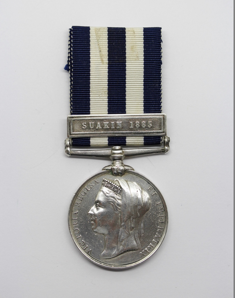 Egypt Medal (Clasp - Suakin 1885) - Pte. R. Wakefield, 1st Bn. Shropshire Light Infantry