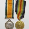 WW1 British War & Victory Medal Pair - Pte. J. Clayton, West Riding Regiment