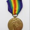 WW1 Victory Medal - Pte. F.S. Clayton, The King's (Liverpool) Regiment