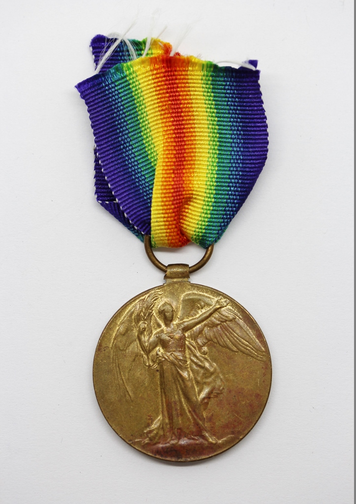 WW1 Victory Medal - Pte. F.S. Clayton, The King's (Liverpool) Regiment