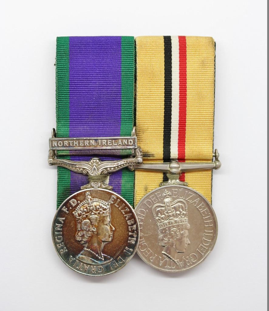 Campaign Service Medal (Clasp - Northern Ireland) & Iraq Medal - Spr. M.G. Woodrow, Royal Engineers