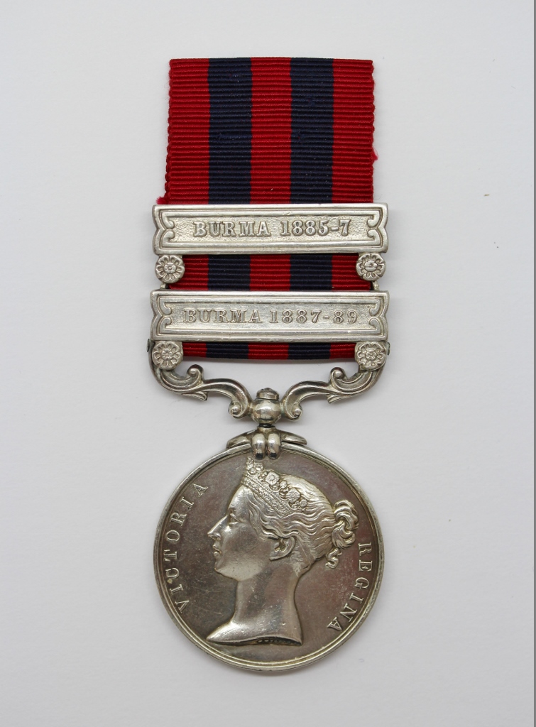 1854 India General Service Medal (Clasps - Burma 1887-89, Burma 1885-7) - Pte. C.H. Carter, 2nd Bn. Royal Munster Fusiliers