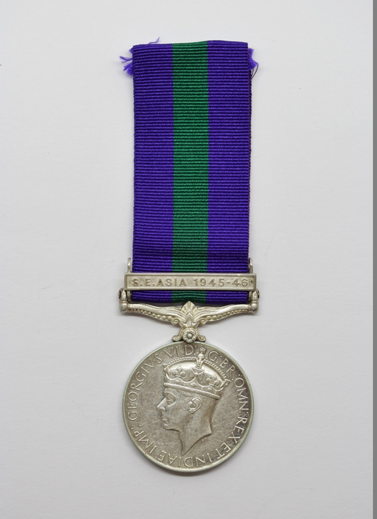 General Service Medal (Clasp - S.E.Asia 1945-46) - L/Nk. Hakam Singh, 8th Bn. Frontier Force Rifles