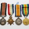 WW1 Military Medal and 1914-15 Star Trio - Pte. G.W. Hutchinson, 8th Bn. South Lancashire Regiment