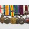 WW1 1914 Mons Star & Bar, British War Medal, Victory Medal (MID), GSM (Clasp - Iraq), LS&GC and Corps of Commissionaires Medal Group of Six - Sgt. E.A. Green, Royal Field Artillery