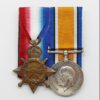 WW1 1914-15 Star & British War Medal - Pte. W. Bailey, Royal Warwickshire Regiment