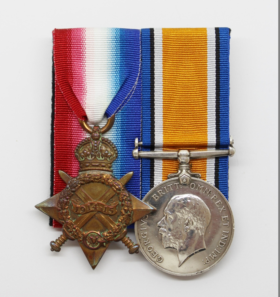 WW1 1914-15 Star & British War Medal - Pte. W. Bailey, Royal Warwickshire Regiment