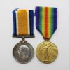 WW1 British War & Victory Medal Pair - Pte. A.R. Cannings, 10th Bn. West Yorkshire Regiment