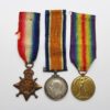 WW1 1914-15 Star Medal Trio - Pte. F.C. Terry, Royal Army Medical Corps