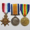 WW1 1914-15 Star Medal Trio - Pte. H. Allred, Army Service Corps