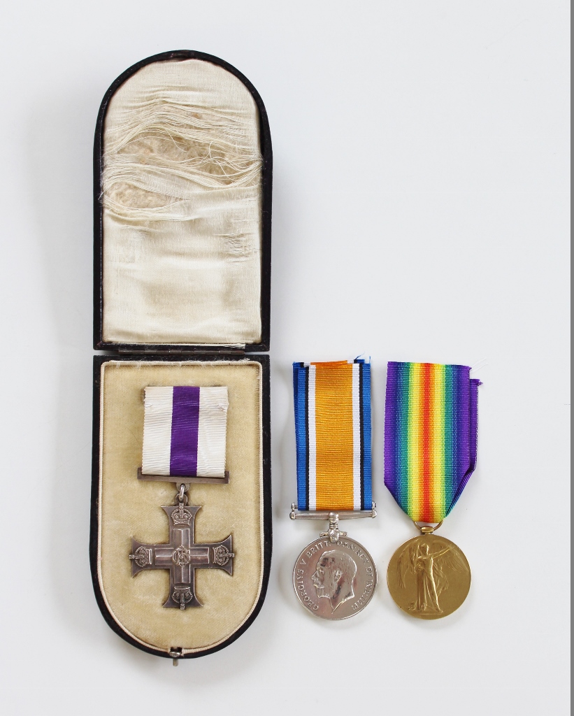 WW1 Military Cross, British War Medal & Victory Medal - Lieut. A.C. Stalman, 6th Bn. West Riding Regiment