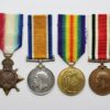 WW1 1914-15 Star Medal Trio and George V Special Constabulary Long Service Medal - 2nd Lieut. W. Clough, Royal Engineers & Machine Gun Corps