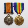 WW1 British War & Victory Medal Pair - Pte. 1. J.B. Rain, Royal Air Force