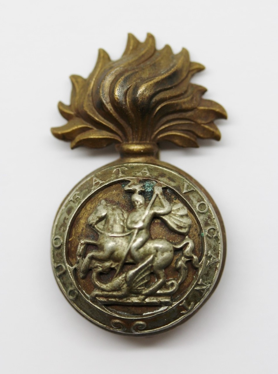 Royal Northumberland Fusiliers Bi-metal Cap Badge