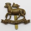 The Queen's (Royal West Surrey) Regiment WW1 All Brass Economy Cap Badge