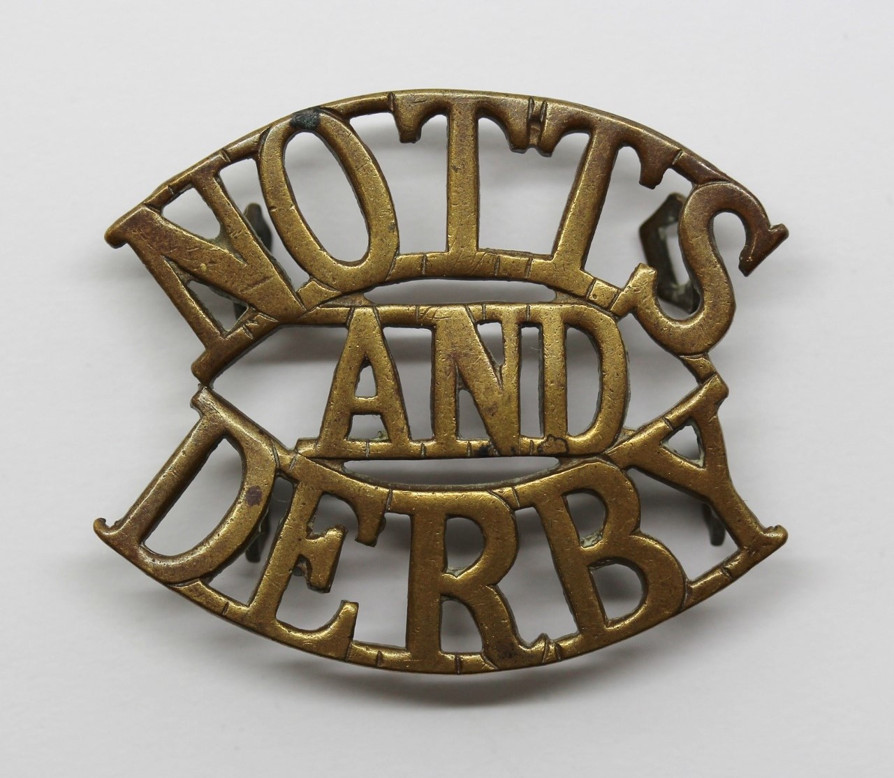 Notts & Derby Regiment Sherwood Foresters (NOTTS / AND / DERBY) Shoulder Title