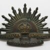 Australian Commonwealth Military Forces Slouch Hat Badge - King's Crown