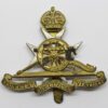 Royal Malta Artillery Cap Badge - King's Crown