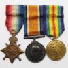 WW1 1914-15 Star Medal Trio - Gnr. J.H. Shacklady, Royal Field Artillery