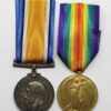 WW1 British War & Victory Medal Pair - Gnr. T.E. Wigg, Royal Artillery