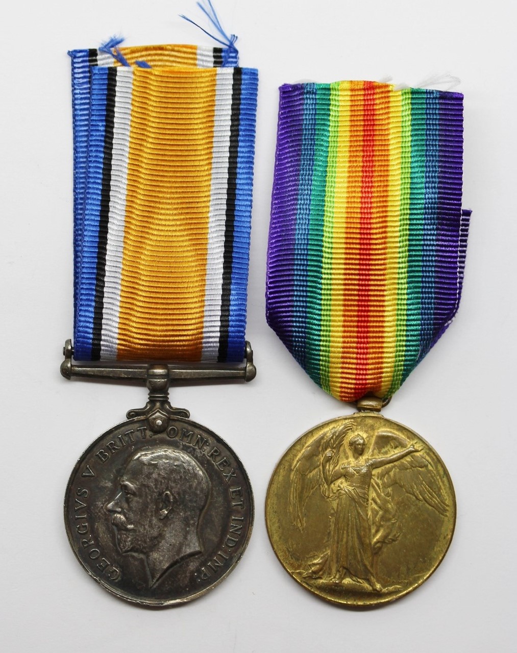 WW1 British War & Victory Medal Pair - Gnr. T.E. Wigg, Royal Artillery