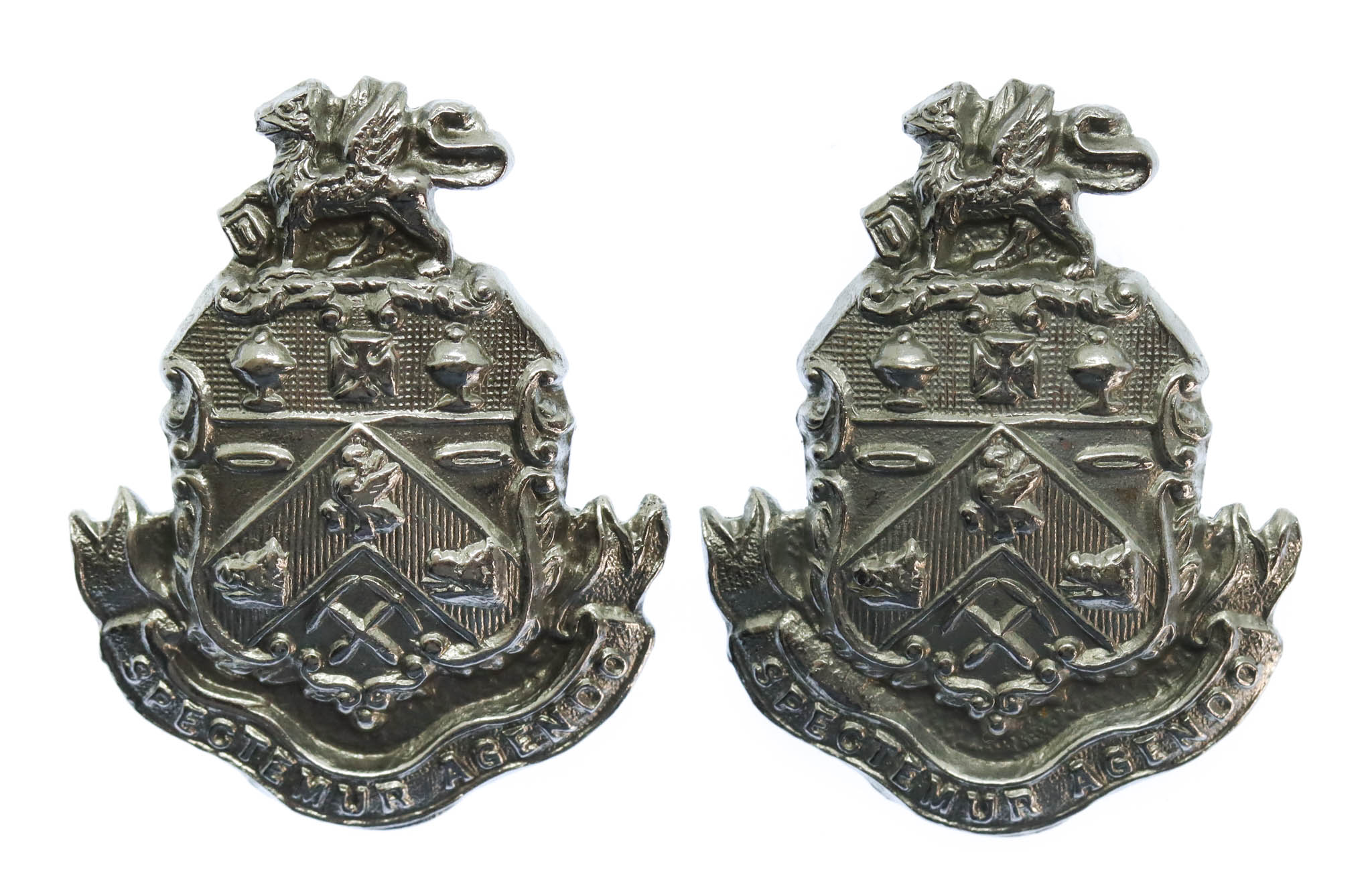 Pair of Barnsley Borough Police Collar Badges