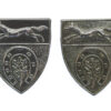 Pair of Leicestershire & Rutland Constabulary Collar Badges