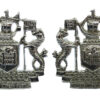 Pair of Port of London Authority Police Collar Badges