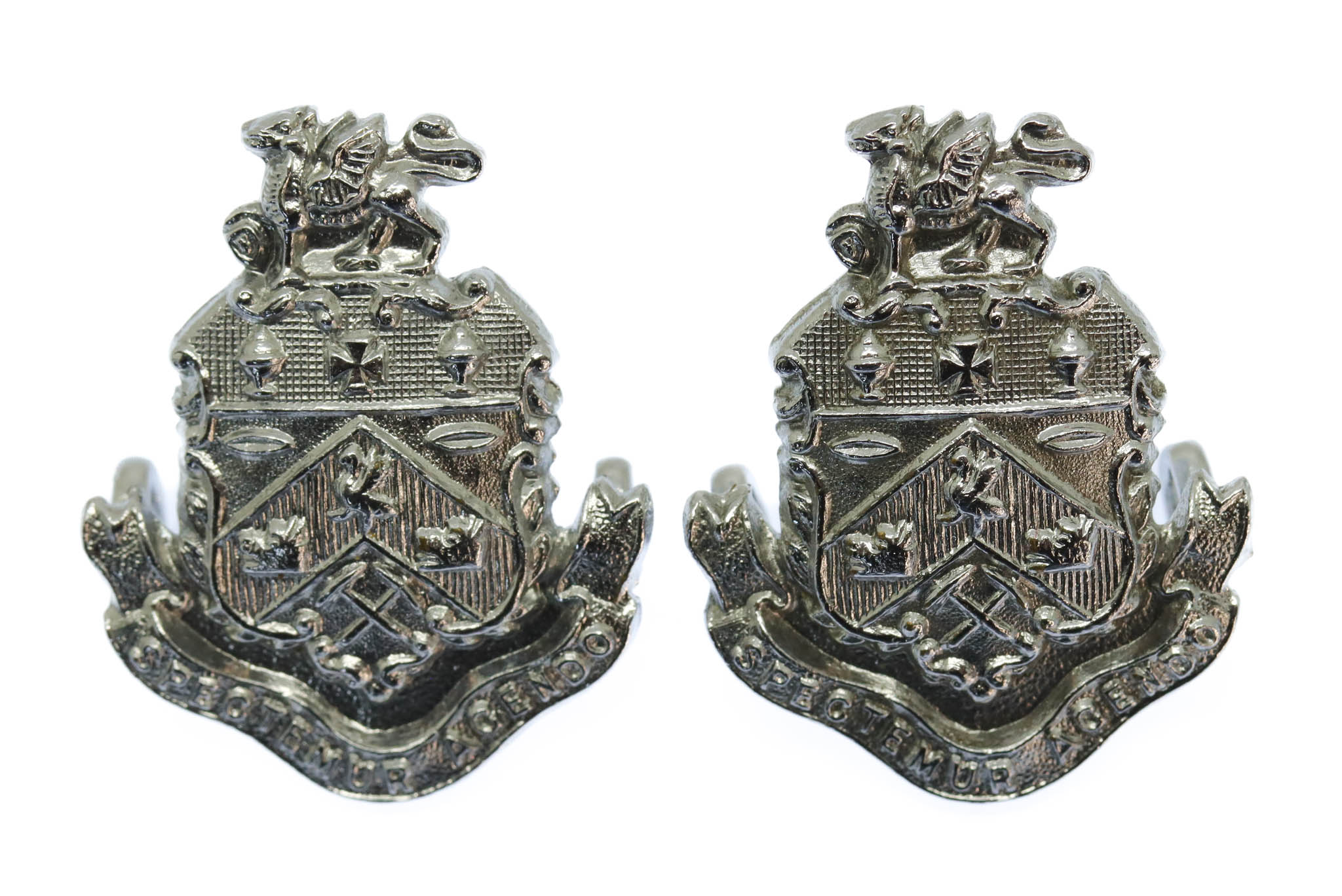 Pair of Barnsley Borough Police Collar Badges
