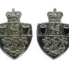 Pair of Teesside Constabulary Collar Badges - Queen's Crown