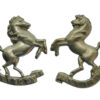 Pair of Kent Constabulary White Metal Collar Badges